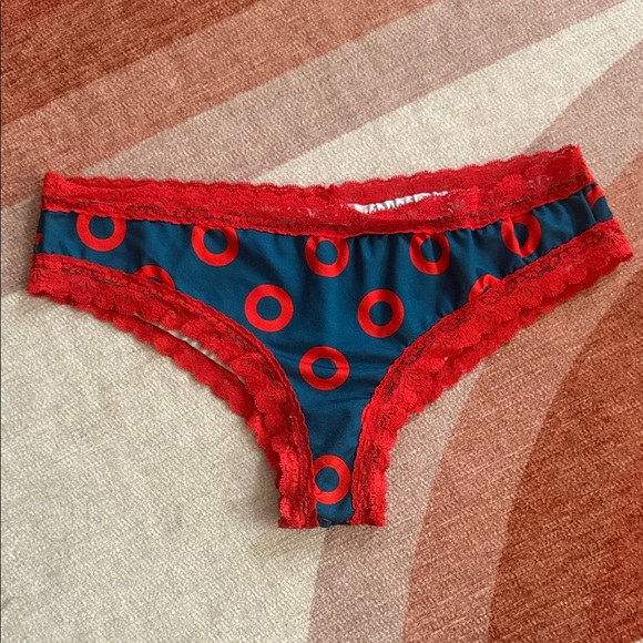 Phish Other - Phish donut Red and Blue Polka Dot Lace Trim Panties never worn.